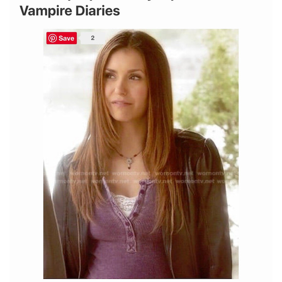 ASO Vampire Diaries Elena Carly St. Claire sweater with lace decolletage Sz M - Picture 2 of 8